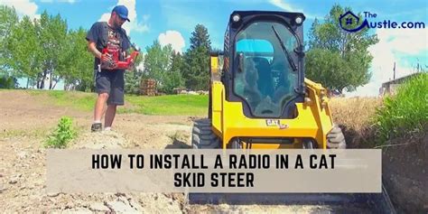 how to install radio in cat skid steer|sony cat radio cabin installation.